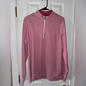 Pink FootJoy Quarter-Zip Pullover